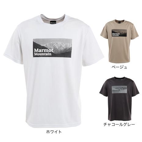 マーモット（Marmot）（メンズ）Mountain Photoハーフスリーブティー ホワイト TO...