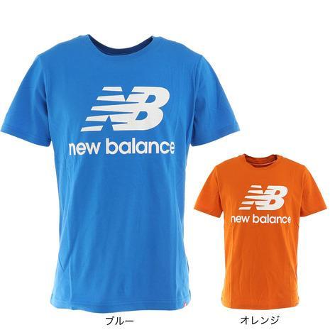 ニューバランス（new balance）（メンズ）Tシャツ メンズ 半袖 スタックドロゴ AMT01...
