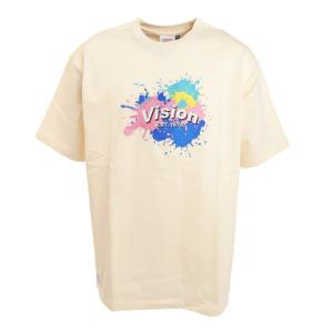 ヴィジョン（VISION）（メンズ）スプラッシュ刺繍Tシャツ 2505006-06 OFF｜victoriasurfandsnow