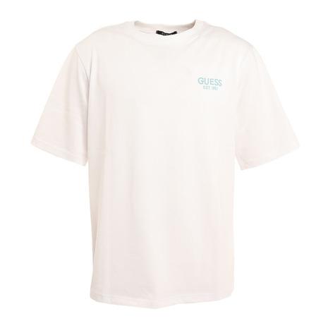 ゲス（GUESS）（メンズ）Tシャツ 半袖 バックロゴ Tシャツ 白 ホワイト MM2K8491WH...