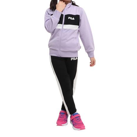 フィラ（FILA）（キッズ）ガールズ ジャージ セットアップ 142-704LAV 上下セット