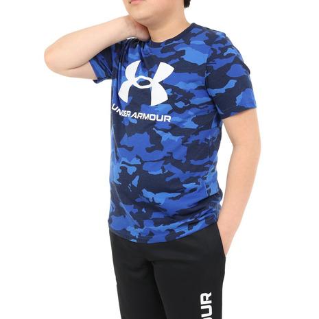 アンダーアーマー（UNDER ARMOUR）（キッズ）半袖Tシャツ ジュニア SPORSTYLE ロ...