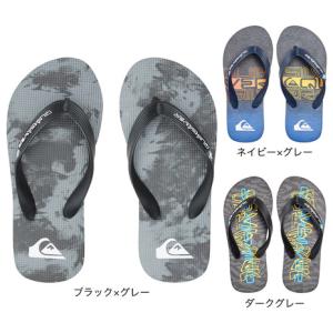 クイックシルバー（Quiksilver）（キッズ）ビーチサンダル ビーサン ジュニア 子供 水遊び MOLOKAI ART YOUTH 23SP KSD231956｜victoriasurfandsnow