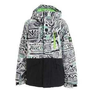 クイックシルバー（Quiksilver）（キッズ）ジュニア スノーボード スキー ジャケット 防水 MISSION PRINTED BLOCK YOUTH EQBTJ03147KVJ6｜victoriasurfandsnow