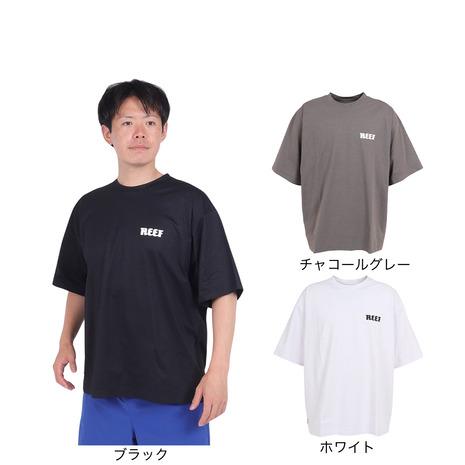 リーフ（REEF）（メンズ）ラッラッシュガード 半袖 Tシャツ UVカット 紫外線対策 ロゴ RFT...