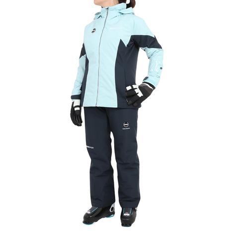 デサント（DESCENTE）（レディース）スキーウェア スーツ ジャケット パンツ 上下セット DW...