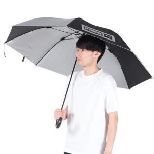 プーマ（PUMA）（メンズ、レディース）傘 晴雨兼用 長傘 張り分けジャンプ傘 PBP60JP70 ブラック×シルバー 紫外線対策 UPF50+ 軽量  傘 梅雨