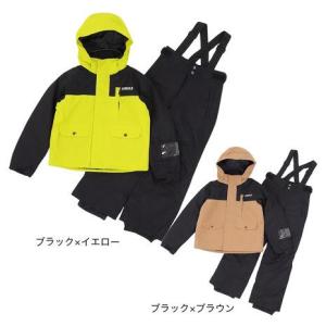 シュトロイレ（STREULE）（キッズ）ジュニア ボーイズ スキーウェア カラーブロックスーツ 上下セット ST23FW0035 サイズ調整｜victoriasurfandsnow