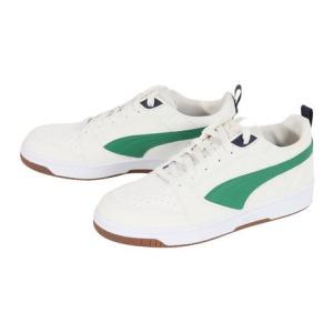 プーマ（PUMA）（メンズ）スニーカー リバウンド V6 ロウ 75イヤーズ ホワイト グリーン 39248402 カジュアル スポーツ シューズ クッション性