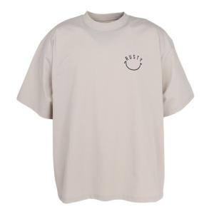ラスティ（RUSTY）（メンズ）ペアテックス Tシャツ 半袖 スマイル 914473BEG