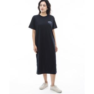 ビラボン（BILLABONG）（レディース）ロゴTシャツ ワンピース BE01C350 BLK