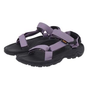 テバ（Teva）（レディース）サンダル ハリケーン4 ブラック パープル 1093378-GYR ストラップサンダル 面ファスナー カジュアル タウン レジャー