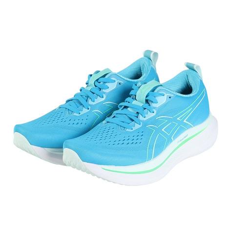 アシックス（ASICS）（メンズ）ランニングシューズ グライドライドマックス ブルー グリーン 10...