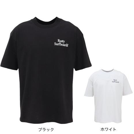 ラスティ（RUSTY）（メンズ）フロント ワンポイント半袖Tシャツ 915503