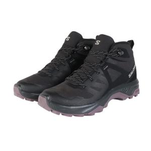 サロモン（SALOMON）（レディース）ハイキングシューズ 登山靴 山登り EXEO MID GTX L47632700 ゴアテックス 防水 ハイカット