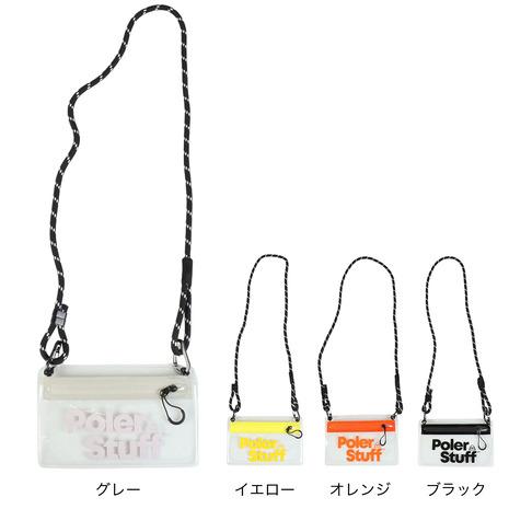 ポーラー（POLER）（メンズ）HIGH&amp;DRY PVC クリア モバイル サコッシュ 253MCV...