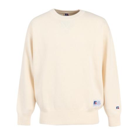 ラッセル（RUSSELL）（メンズ）スウェットライク クルーネックニット RBM25F0015 IV...