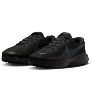 ナイキ（NIKE）（レディース）スポーツシューズ ランニングシューズ レボリューション 8 ワイド ブラック HQ1995-003 スポーツ シューズ