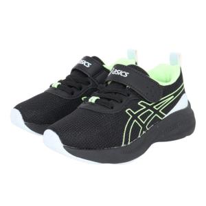 アシックス（ASICS）（キッズ）ジュニア スポーツシューズ スニーカー レーザービーム MP-MG-PS ブラック グリーン 1154A221.001 ランニングシューズ