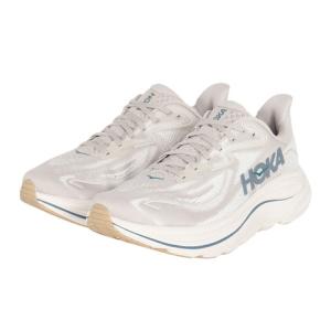 ホカ（HOKA）（メンズ）ランニングシューズ ジョギングシューズ クリフトン 10 ワイド ライトグレー 1162032-PTYG スポーツ シューズ