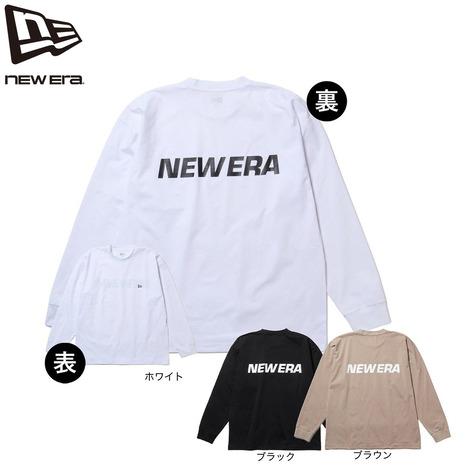 ニューエラ（NEW ERA）（メンズ、レディース）長袖 ユーティリティー オーバーサイズド Tシャツ...