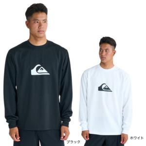 クイックシルバー（Quiksilver）（メンズ、レディース）ラッシュガード COMP ロゴ長袖サーフTシャツ 26SP QLY261013