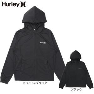 ハーレー（HURLEY）（メンズ）ラッシュガード アーチロゴ ジップアップ フーディ MSRG261060
