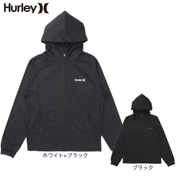 ハーレー（HURLEY）（メンズ）ラッシュガード アーチロゴ ジップアップ フーディ MSRG261...