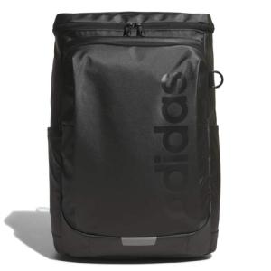 アディダス（adidas）（メンズ、レディース）リュック ライナー ロゴ スクエア バックパック 黒 37L TC657-KV3970 デイバッグ ボックス型