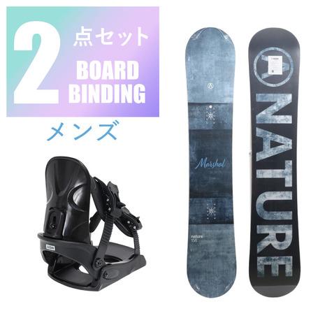 エアボーン（ARBN）（メンズ）スノーボード 2点セット 板 ビンディング 金具 MARSHAL A...