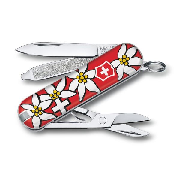ビクトリノックス VICTORINOX 公式 クラシックSD エーデルワイス柄 正規品 保証書付 ナ...