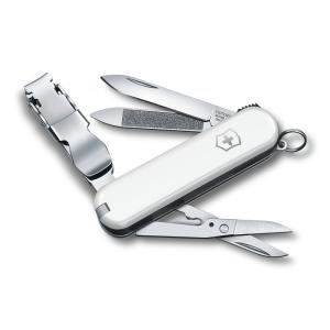 ビクトリノックス VICTORINOX 公式 ネイルクリップ580 WH ホワイト 0.6463.7 日本正規品 爪切り 携帯用 爪やすり つめきり 旅行グッズ 便利