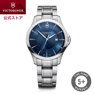 ビクトリノックス 公式 腕時計 VICTORINOX Alliance アライアンス  ブルー・ステンレススチール  241910 日本正規品 保証書付 時計 メンズ 防水｜victorinox