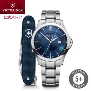 ビクトリノックス 公式 腕時計 VICTORINOX Alliance アライアンス マルチツールセット ブルー ステンレススチール 241910.1 5年保証日本正規品｜victorinox