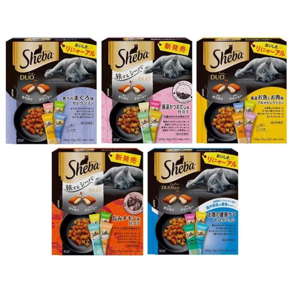 シーバ デュオ キャットフード 20種類 20g×50本入り 香りのまぐろ味 厳選かつおだし味 厳選...