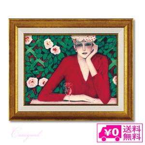 絵画 カシニョール ・ 横顔 女性画 インテリア アート : 絵画生活