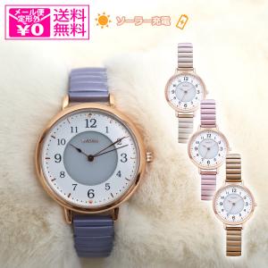 ソーラーパネル充電腕時計 未使用！ 定形外送料無料 フィールドワーク ass171 ジュア ソーラー充電ジャバラ