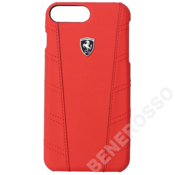 フェラーリ iPhone7 Plus / 8Plus PUレザー ハードケース レッド FEOFOH...