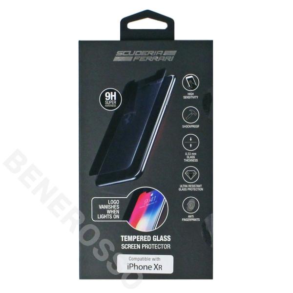 フェラーリ iPhone XR 専用 硬度9H 液晶保護 フィルター FETGMI61TR
