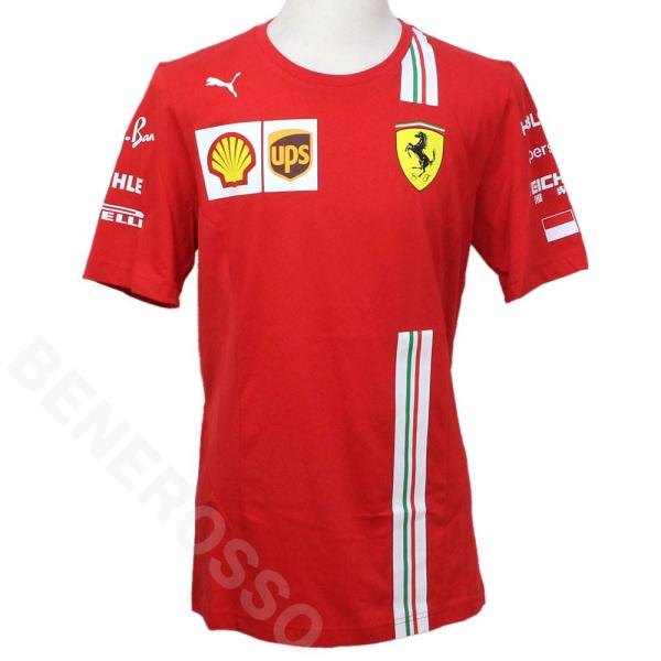 PUMA スクーデリア フェラーリ チーム C.ルクレール Tシャツ 2020 レッド 763039...