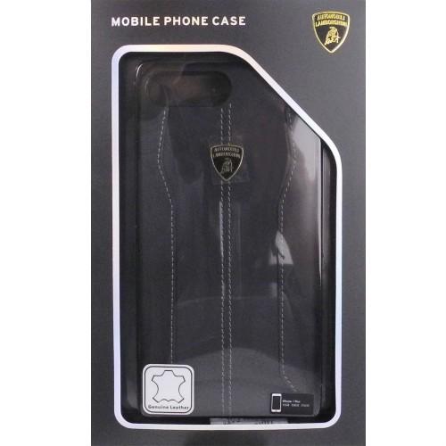 ランボルギーニ iPhone7 Plus /8Plus レザー ハードケース ウラカン -D1 ブラ...