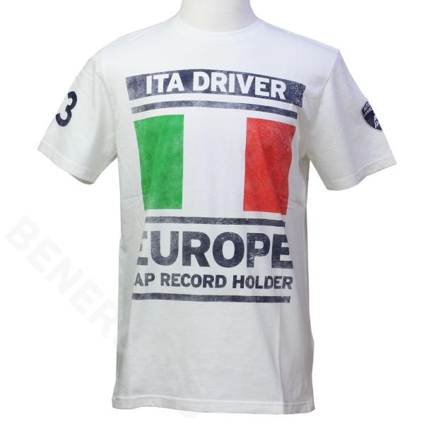 ランボルギーニ ITA ドライバー Tシャツ ホワイト 9009626CCW038