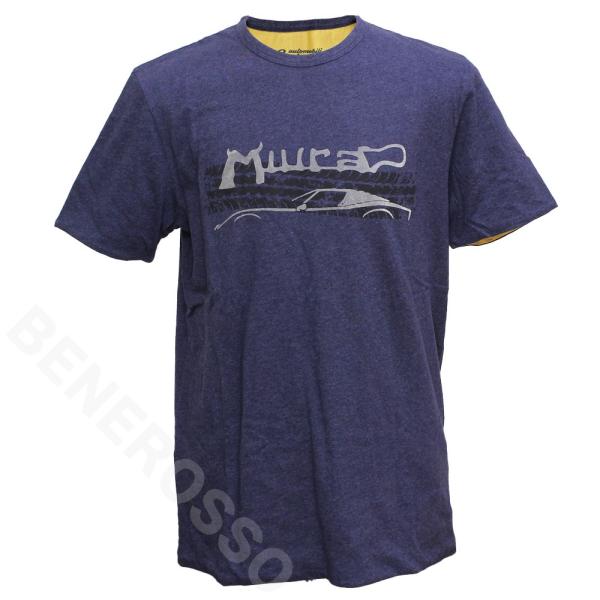 ランボルギーニ メンズ Miura リバーシブル Tシャツ NV/AG 9012035CCU188 