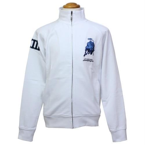 ランボルギーニ メンズ Bull LXIII ジップアップセーター ホワイト 9009558CCW0...