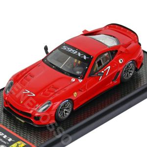 BBR MODELS 1/43スケール フェラーリ 599XX Homestead Miami 2010 Rosso 322 #77 BBRC42F｜victorylap