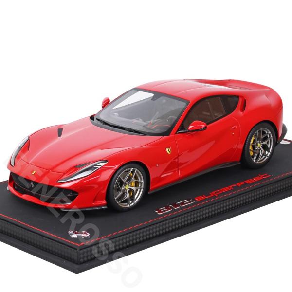 BBR MODELS 1/18スケール フェラーリ 812 Superfast Rosso Cors...