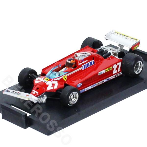 brumm 1/43スケール フェラーリ 126CK G.ヴィルヌーヴ 1981年 カナダGP La...