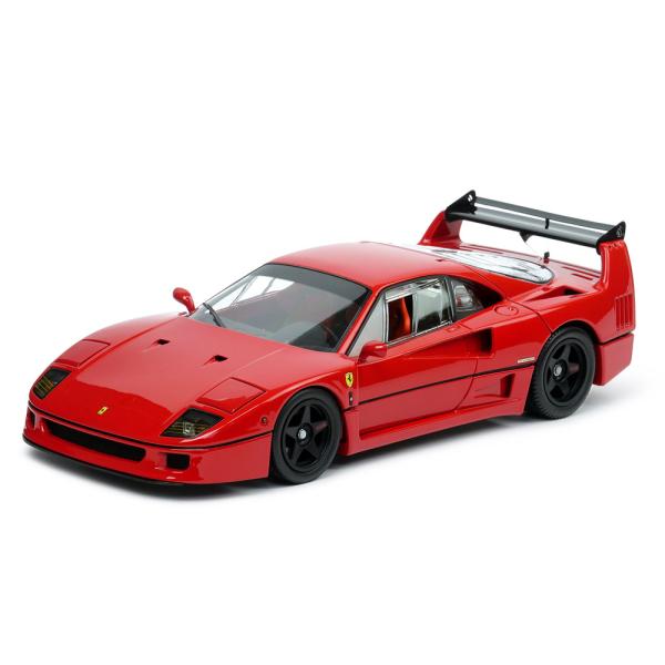 京商オリジナル 1/18スケール フェラーリ F40 ライトウェイト LMウイング レッド KS08...