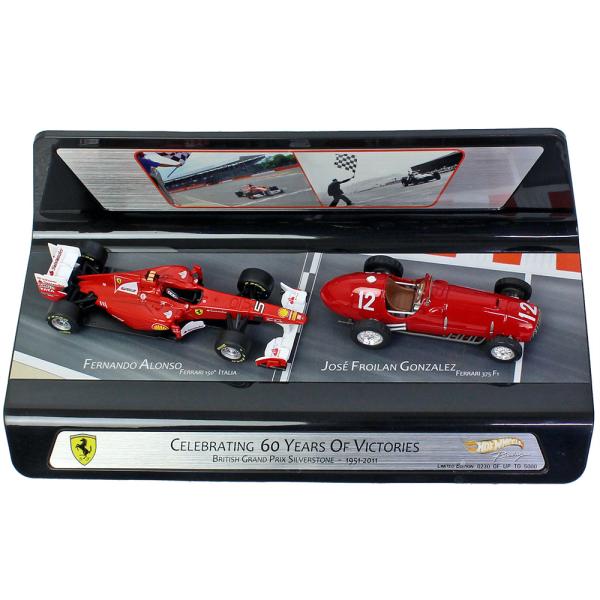 マテル 1/43スケール フェラーリ CELEBRATING 60 YEARS OF VICTORI...