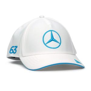 メルセデス AMG ペトロナス F1 チーム G.ラッセル ドライバーキャップ 2026 ホワイト AJ-KE8303